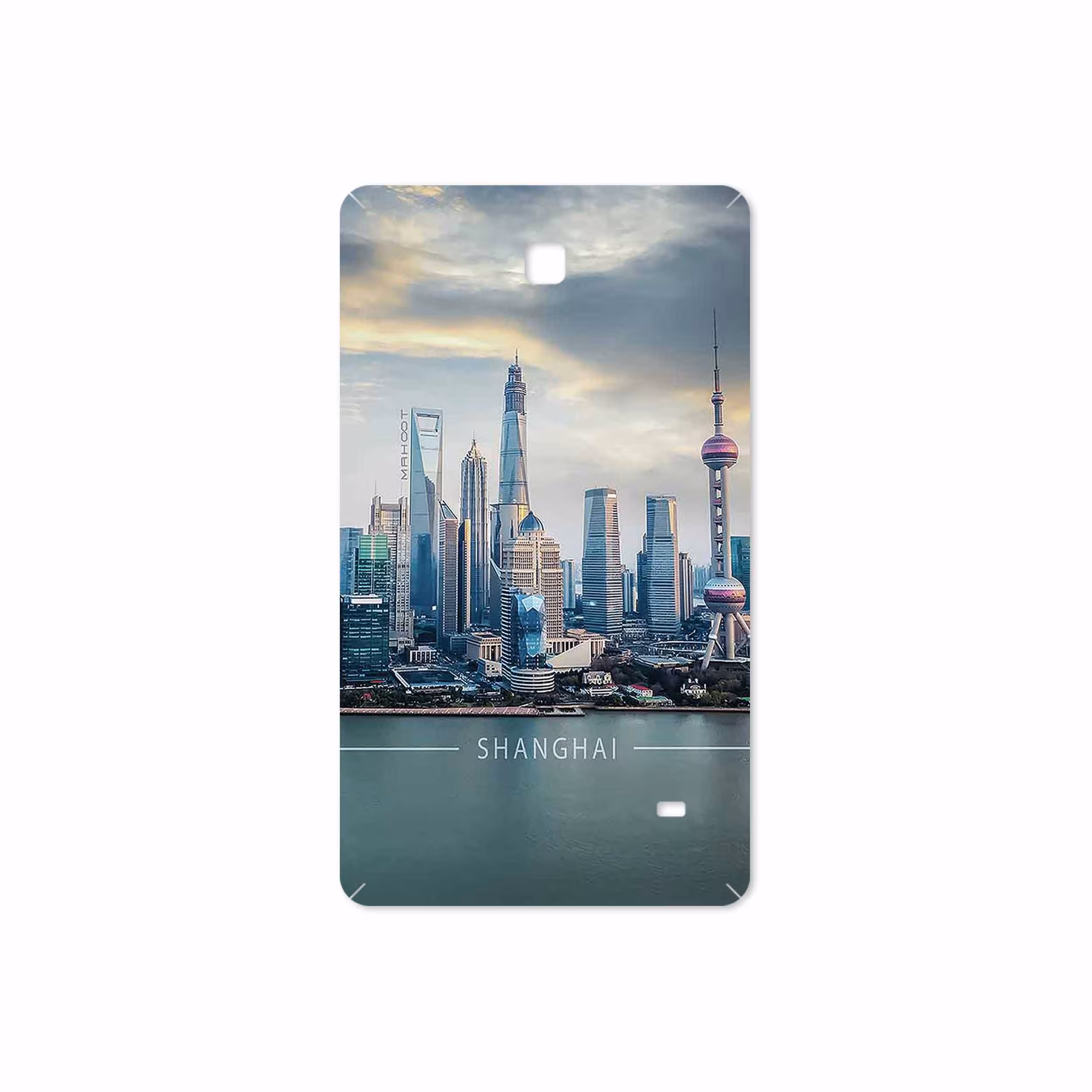 برچسب پوششی ماهوت مدل Shanghai City مناسب برای تبلت سامسونگ Galaxy Tab 4 7.0 2014 T231