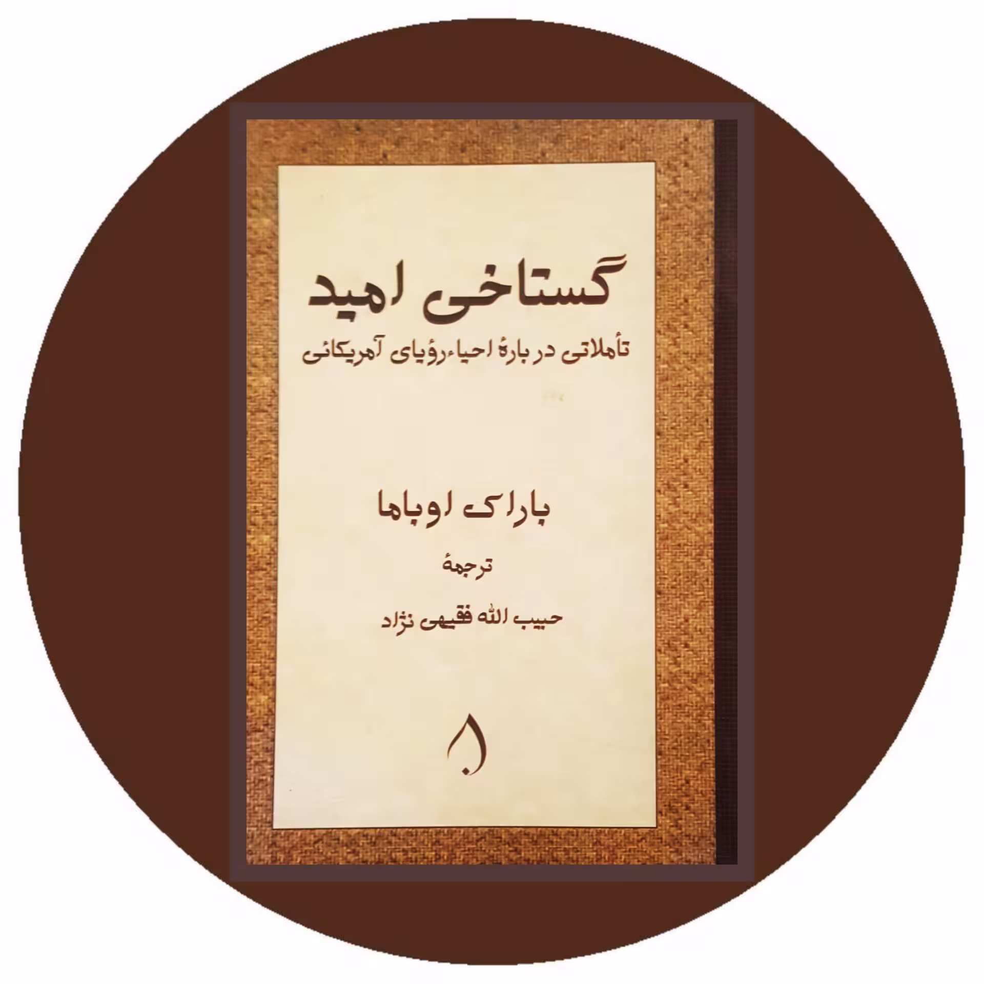 کتاب گستاخی امید - خرید با تخفیف چهل درصد از کتاب دایره قهوه ای
