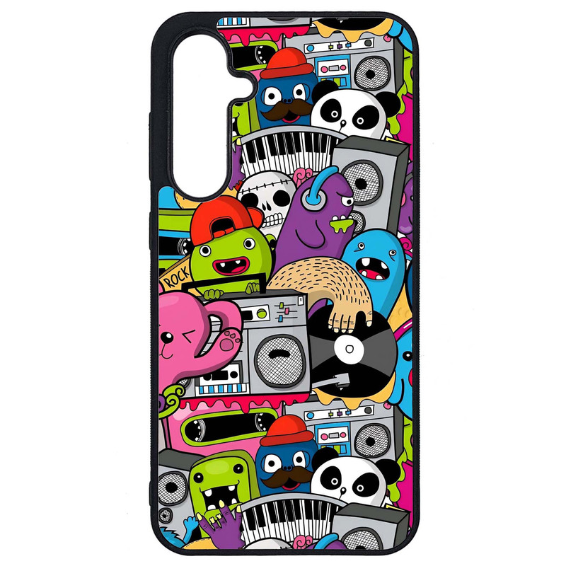 کاور طرح انیمیشن کد G-098 مناسب برای گوشی موبایل سامسونگ Galaxy S23 FE | دیجی قاب دونی