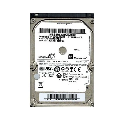 هارد دیسک لپ تاپ سیگیت 1 TB