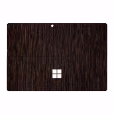 برچسب پوششی ماهوت مدل Dark-Gold-Stripes-Wood مناسب برای تبلت مایکروسافت Surface Pro 4 2015