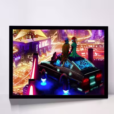 تابلو مدل cyberpunk کد F-11041