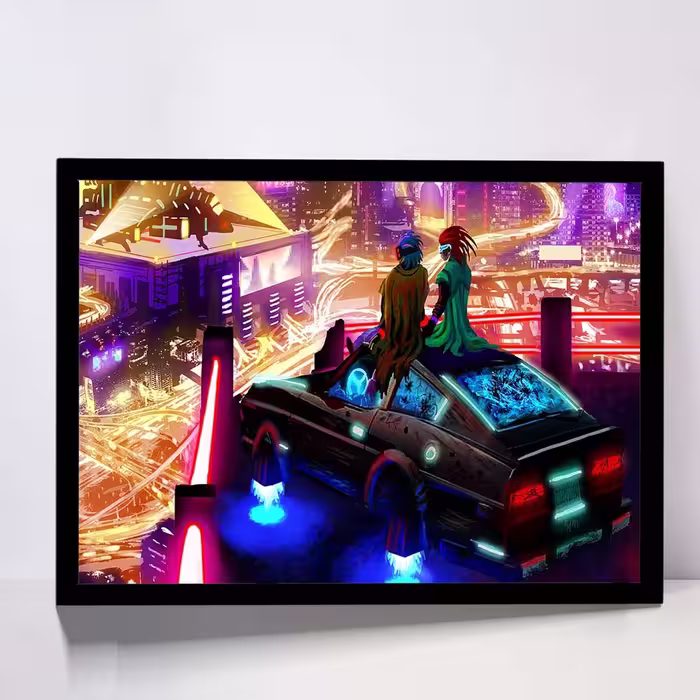تابلو مدل cyberpunk کد F-11041