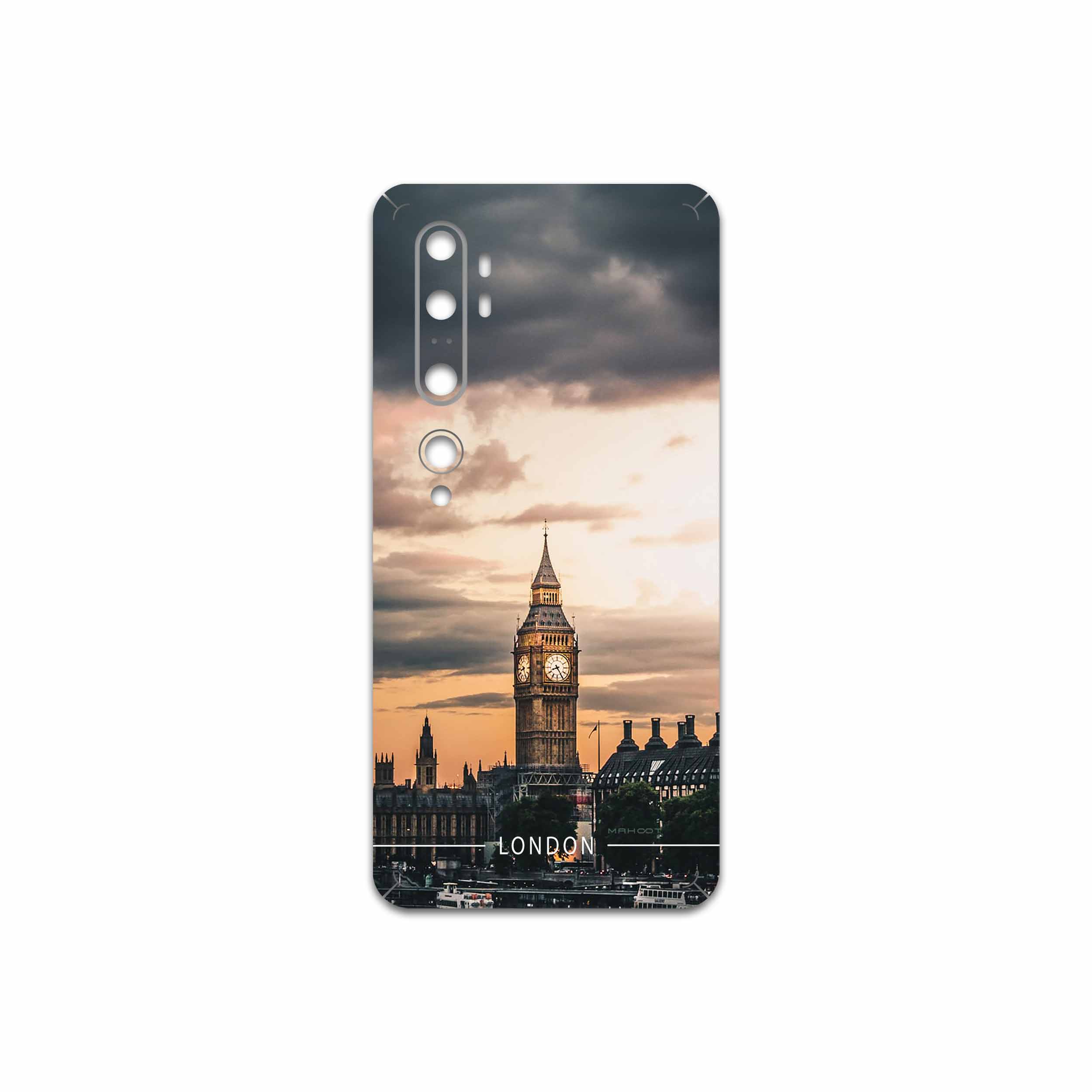 برچسب پوششی ماهوت مدل London City مناسب برای گوشی موبایل شیائومی Mi Note 10
