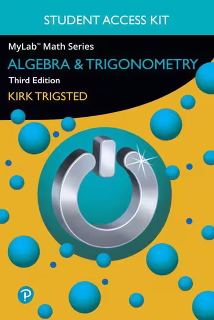 خرید و دانلود نسخه کامل کتاب MyLab Math with Pearson eText for Trigsted Algebra &amp; Trigonometry, 3rd Edition - pdf
