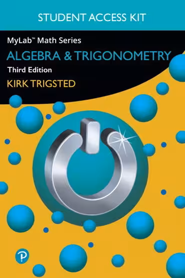 خرید و دانلود نسخه کامل کتاب MyLab Math with Pearson eText for Trigsted Algebra &amp; Trigonometry, 3rd Edition - pdf