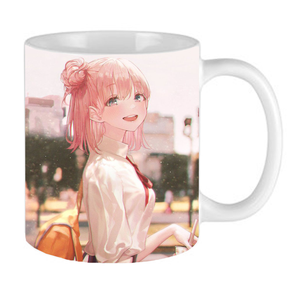 ماگ طرح انیمه دخترانه کیوت