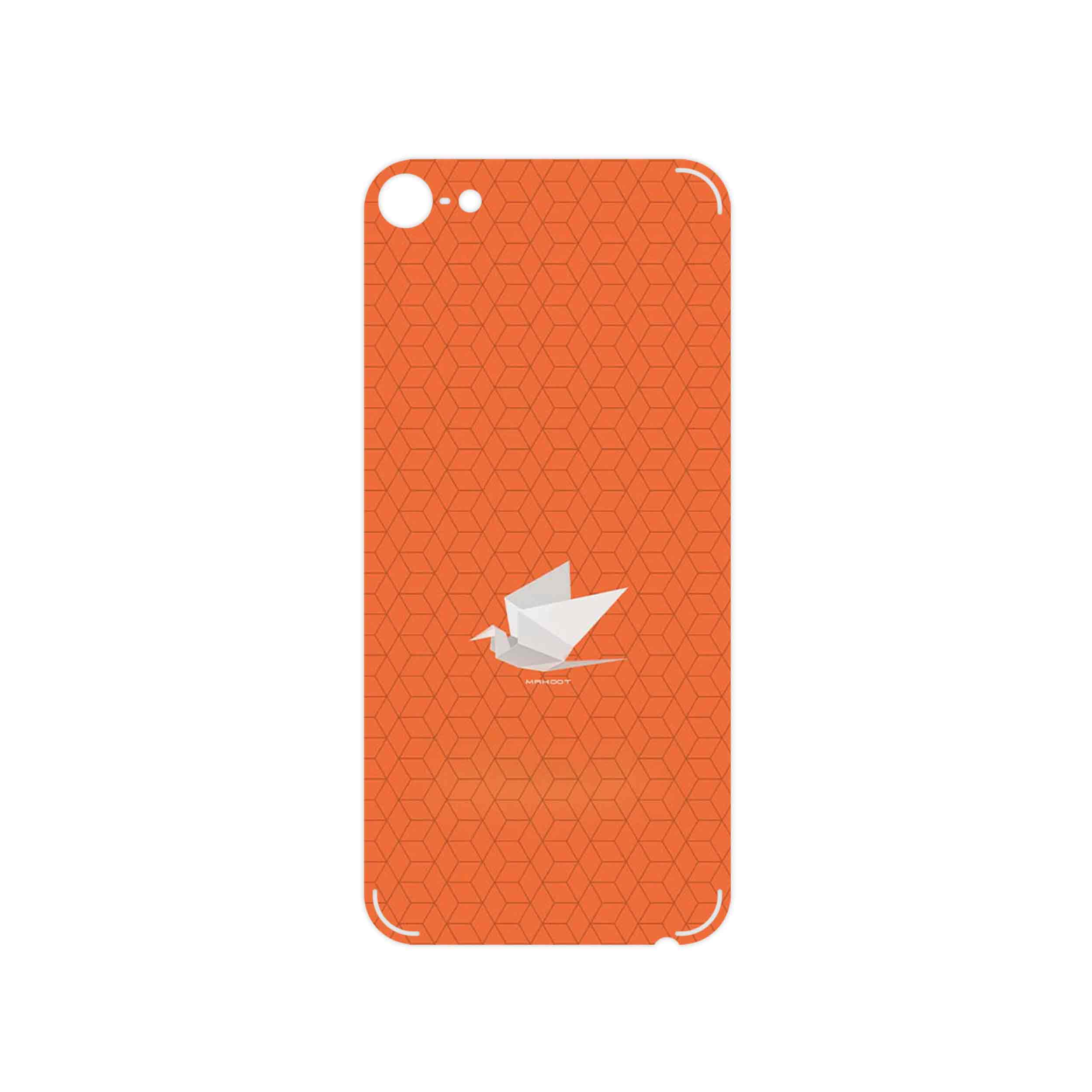 برچسب پوششی ماهوت مدل Minimalist origami bird مناسب برای گوشی موبایل اپل iPod touch 6th generation