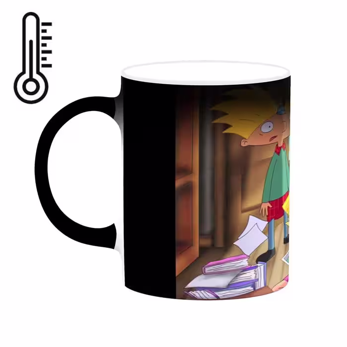 ماگ حرارتی کاکتی طرح کارتون Hey Arnold! مدل mgh22677