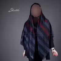 روسری نخی ریشه پرزی برند شاتل سایز 140  کد 4-103