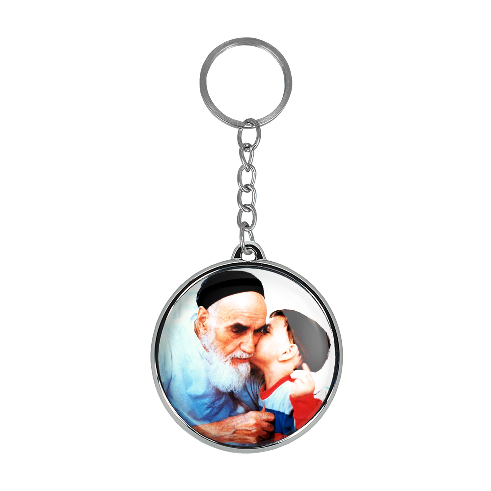 جاکلیدی خندالو طرح تصویر امام خمینی مدل دوطرفه کد 25562557