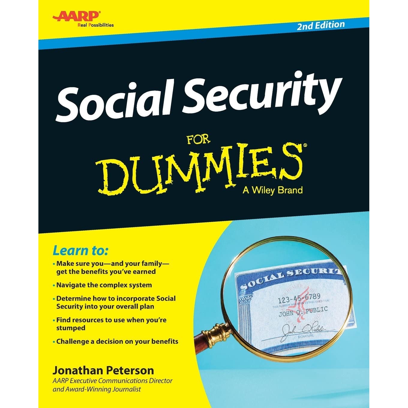 کتاب Social Security For Dummies اثر Jonathan Peterson انتشارات For Dummies