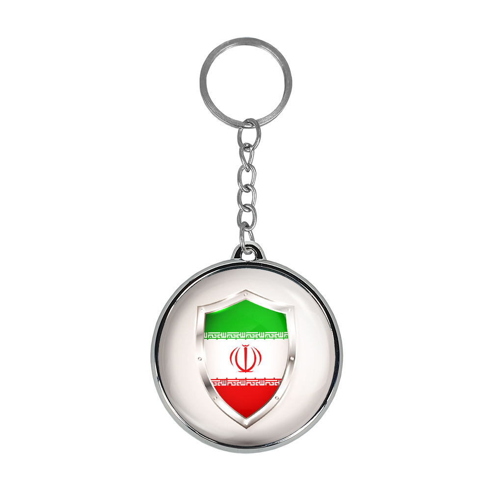 جاکلیدی خندالو طرح پرچم ایران مدل دوطرفه کد 2051120507