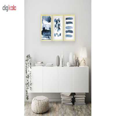 تابلو هیلما گالری کد HAP1876 CR مجموعه 3 عددی