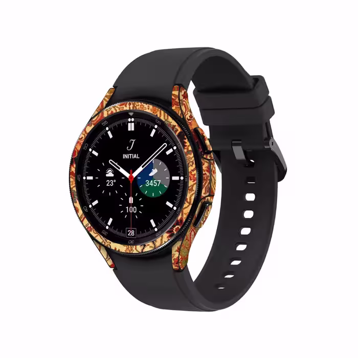 برچسب ماهوت طرح Iran Carpet2 مناسب برای ساعت هوشمند سامسونگ Watch4 Classic 46mm