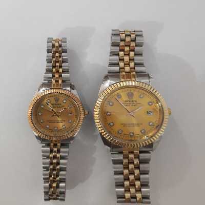 ست ساعت مچی عقربه ای زنانه و مردانه مدل DATE JUST