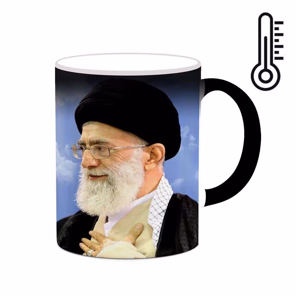 ماگ حرارتی کاکتی طرح مقام معظم رهبری مدل mgh19592