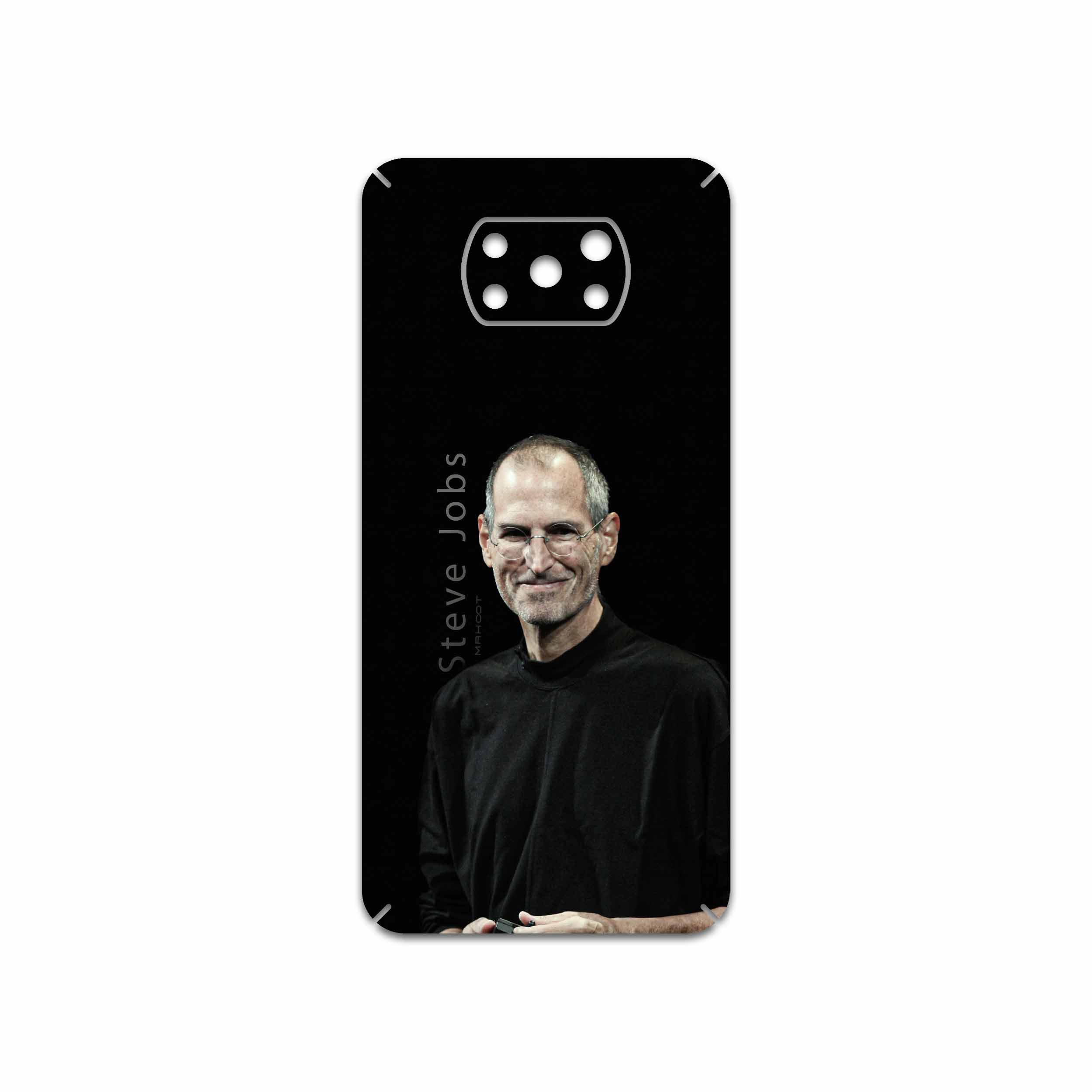 برچسب پوششی ماهوت مدل Steve Jobs مناسب برای گوشی موبایل شیائومی Poco X3 NFC