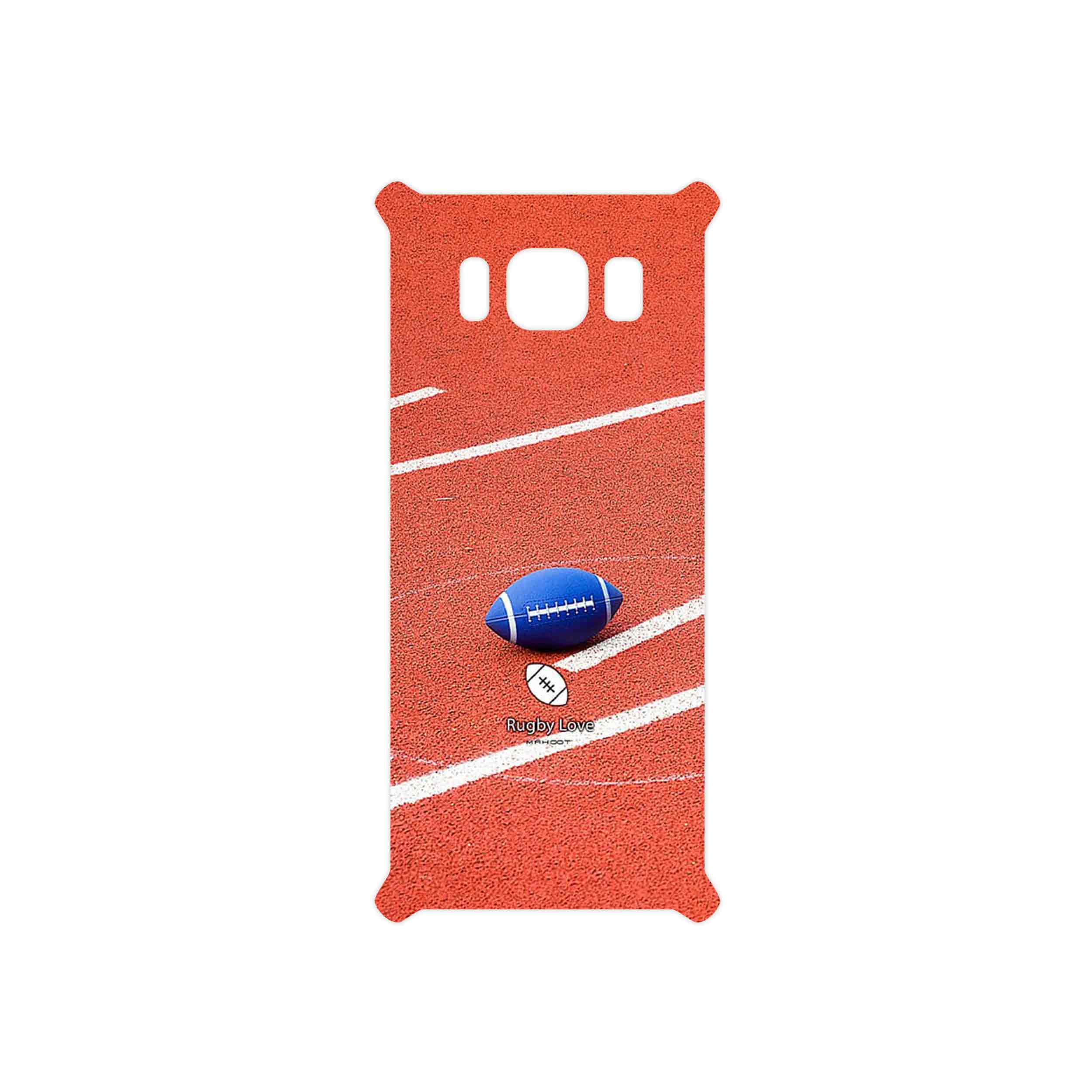 برچسب پوششی ماهوت مدل Rugby football مناسب برای گوشی موبایل سامسونگ Galaxy S8 Active
