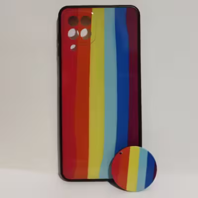 کاور کد 1840 مناسب برای گوشی موبایل سامسونگ Galaxy A22 4G به همراه پایه نگهدارنده