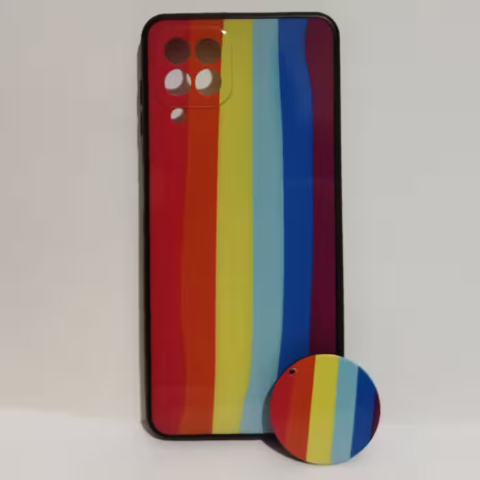 کاور کد 1840 مناسب برای گوشی موبایل سامسونگ Galaxy A22 4G به همراه پایه نگهدارنده