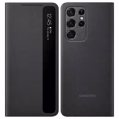 کیف کلاسوری سامسونگ مدل Clera View Cover مناسب برای گوشی موبایل سامسونگ Galaxy S21 Ultra