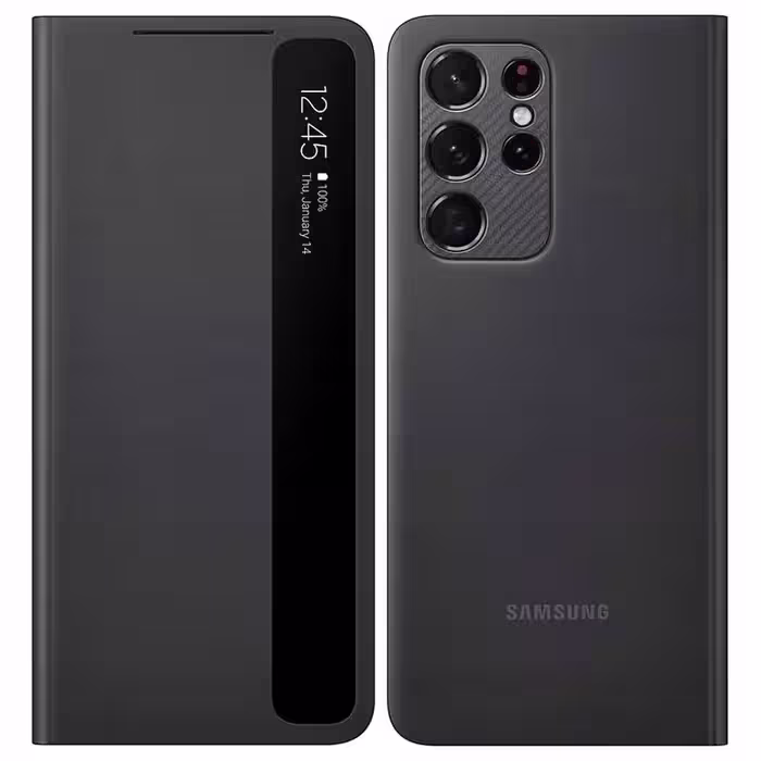 کیف کلاسوری سامسونگ مدل Clera View Cover مناسب برای گوشی موبایل سامسونگ Galaxy S21 Ultra