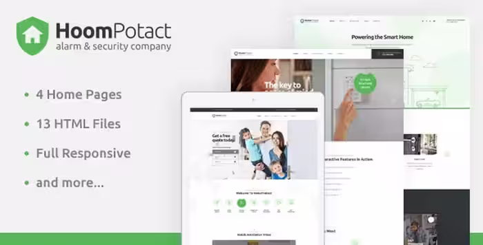 دانلود قالب اچ تی ام ال HoomPotact