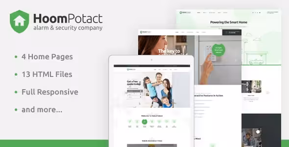 دانلود قالب اچ تی ام ال HoomPotact