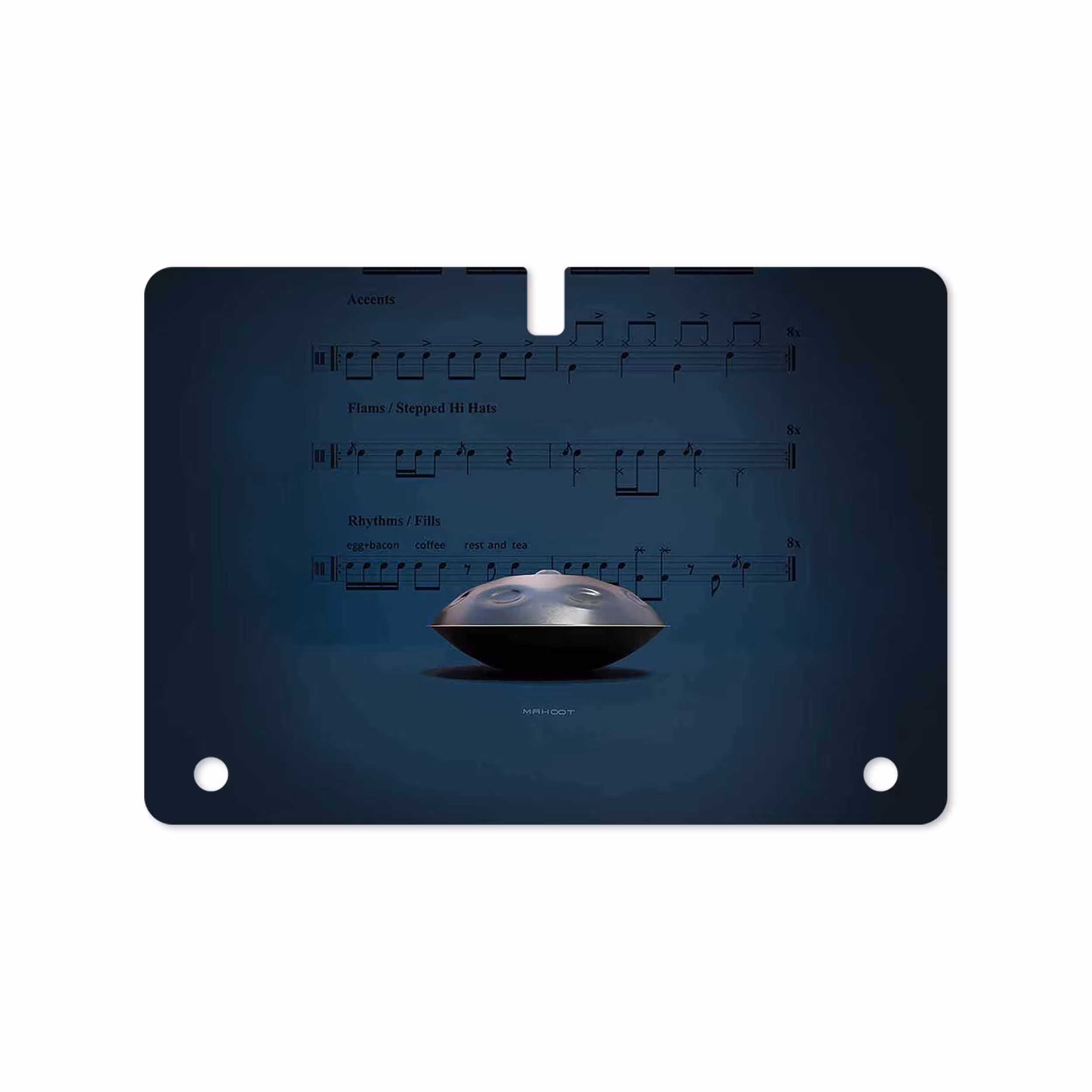 برچسب پوششی ماهوت مدل Hang Instrument مناسب برای تبلت سامسونگ Galaxy Tab S 10.5 2014 T800