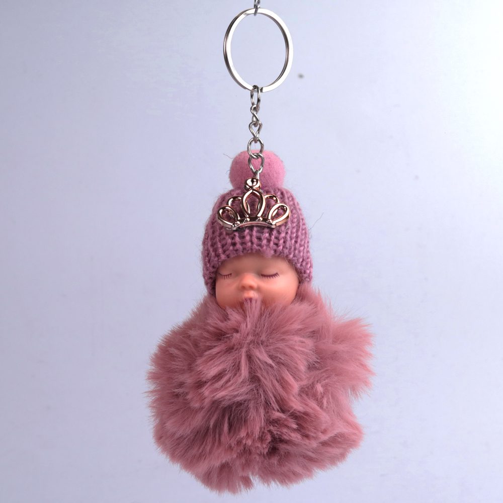 جاکلیدی طرح نوزاد کد 4366-2 صورتی پررنگ