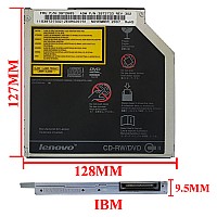 درایو لپ تاپ دی وی دی رایتر Sata Superslim 95mm برای لنوو