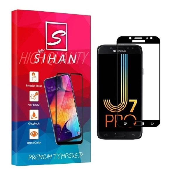 محافظ صفحه نمایش مای سیحان مدل FUL مناسب برای گوشی موبایل سامسونگ Galaxy J7 Pro | کالا برتری