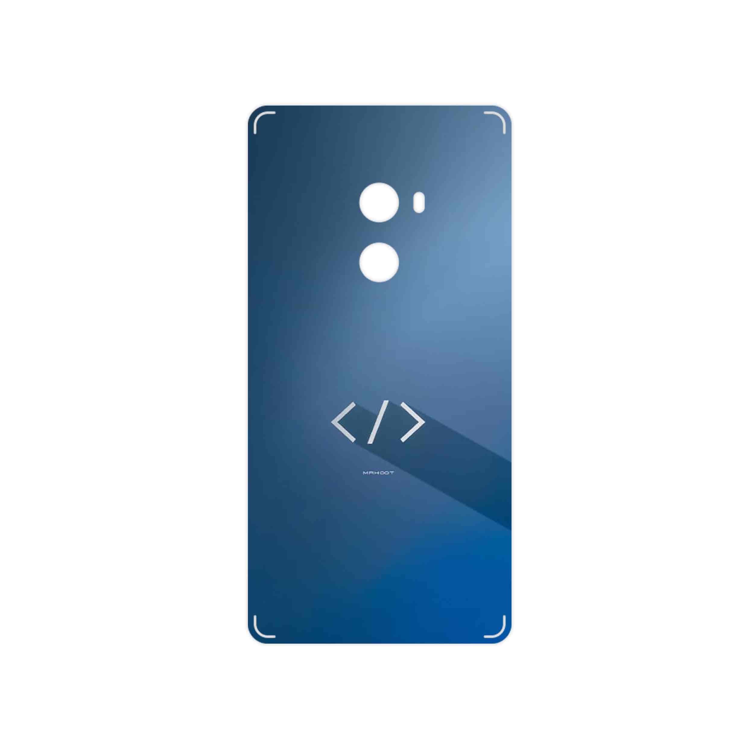 برچسب پوششی ماهوت مدل Minimal Coding icon مناسب برای گوشی موبایل شیائومی Mi Mix 2