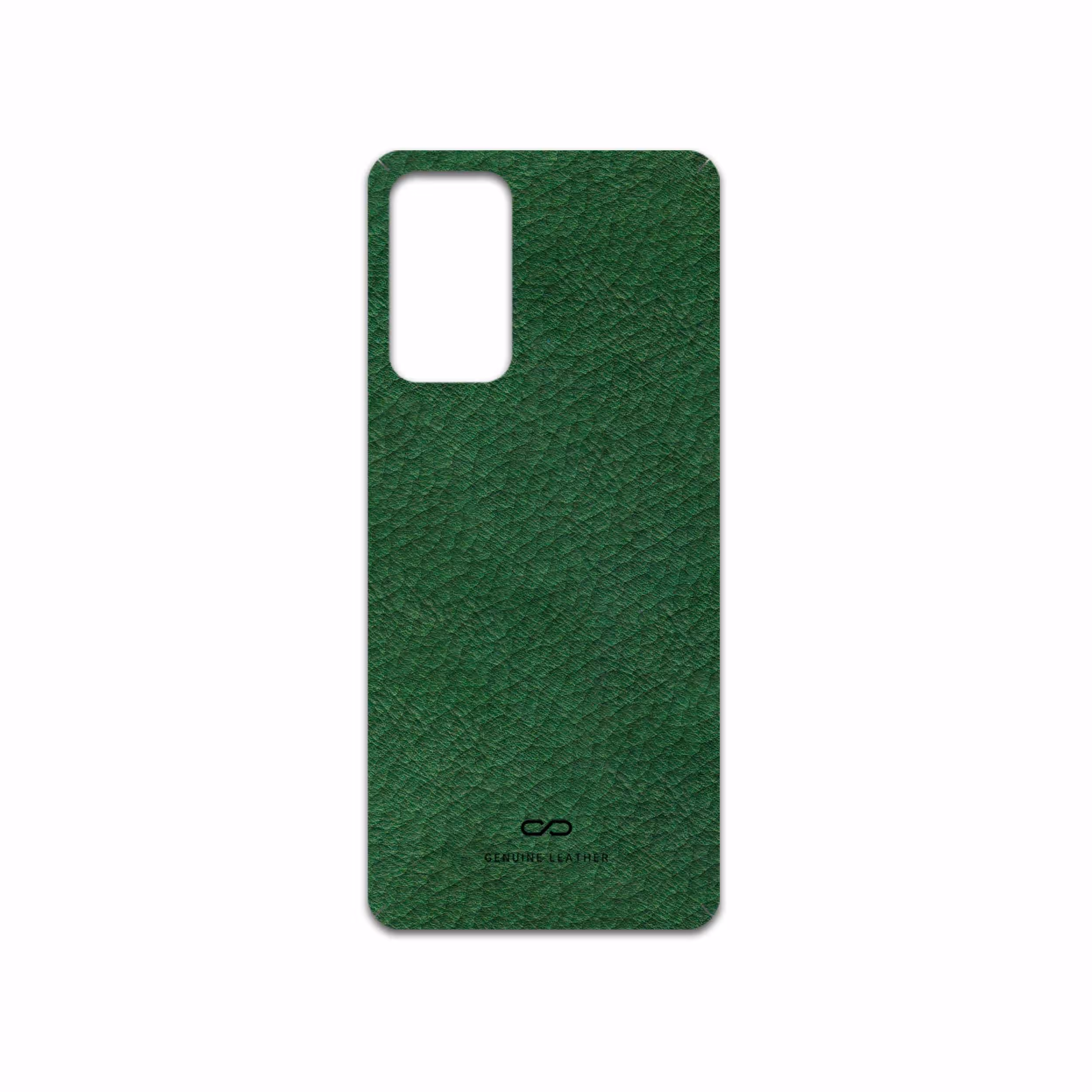برچسب پوششی ماهوت مدل Green-Leather مناسب برای گوشی موبایل شیائومی Poco M4 Pro 5G