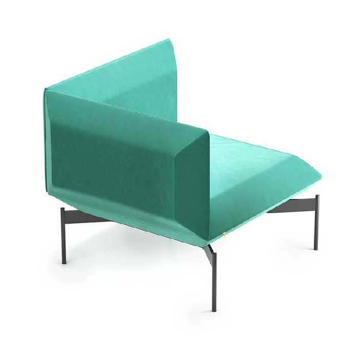 مبل راحتی دونفره هلگر مدل Puzzle-SF-110-21