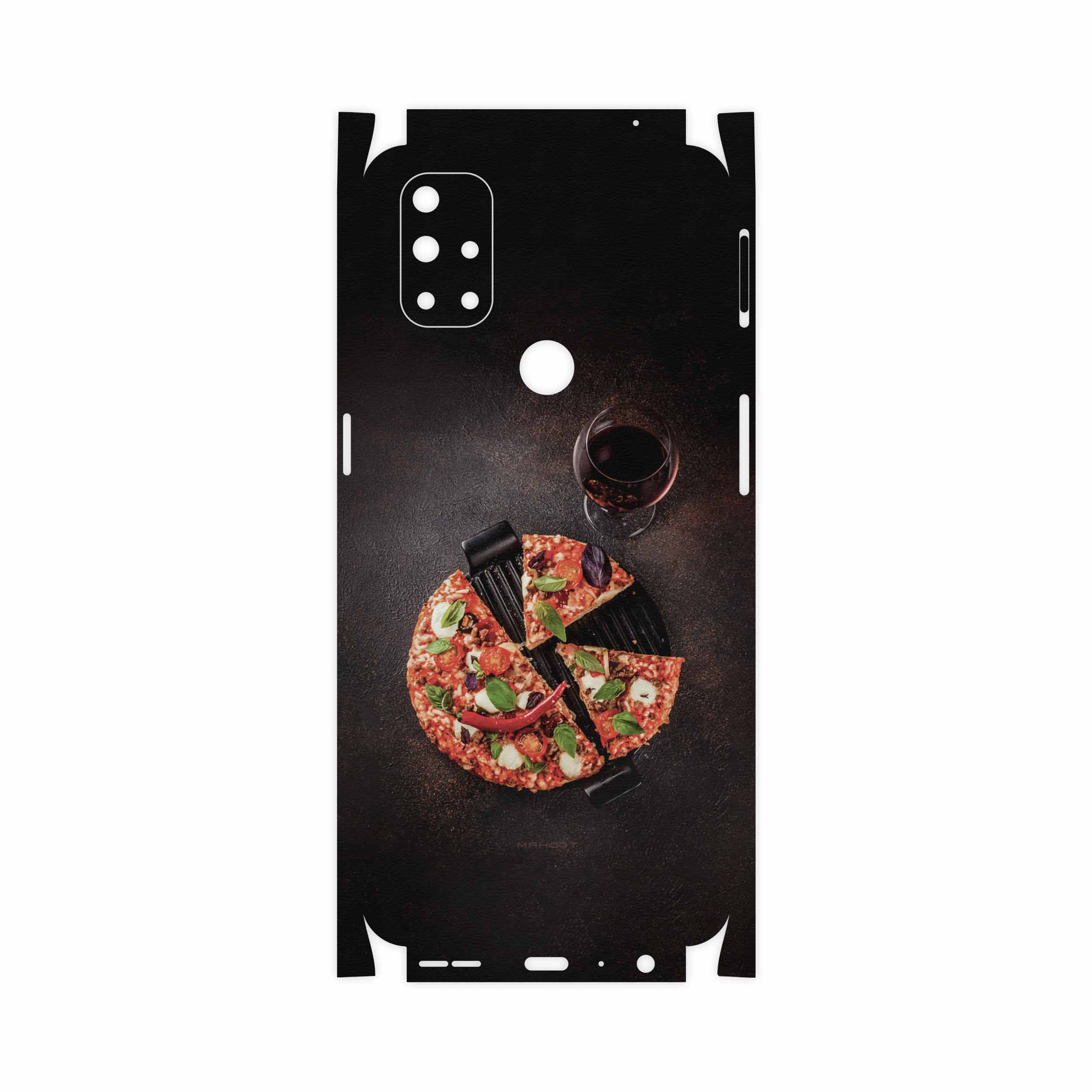 برچسب پوششی ماهوت مدل Pizza-FullSkin مناسب برای گوشی موبایل وان پلاس Nord N10 5G