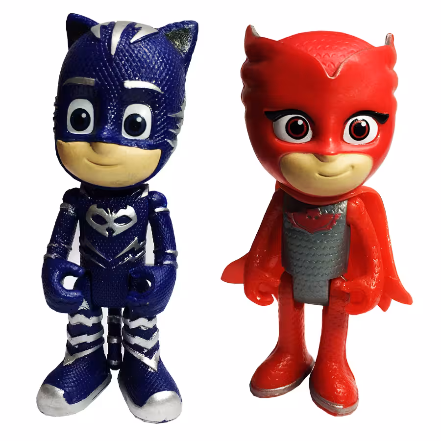 اکشن فیگور مدل گروه شب نقاب pj Mask 02-2 مجموعه 2 عددی