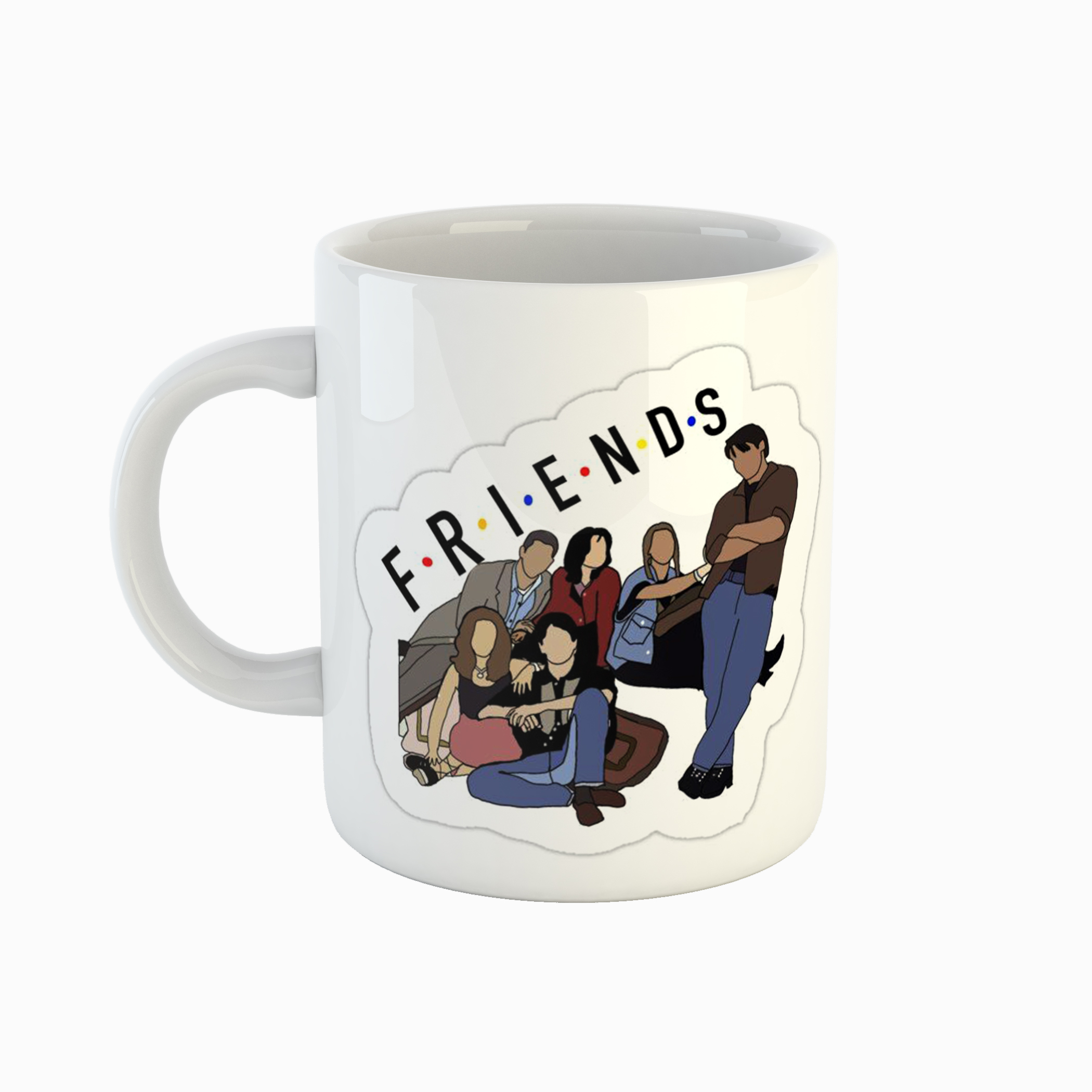 ماگ طرح سریال friends کد 04