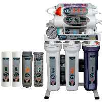 دستگاه تصفیه کننده آب آکوآکلیر مدل NEWDESIGN 2020 - ALN10 به همراه فیلتر دستگاه تصفیه کننده آب بسته 4 عددی