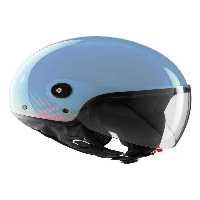 کلاه کاسکت موتورسیکلت مشکی HAND HALF WALMET GRADENT BLUE Tucano Urbano