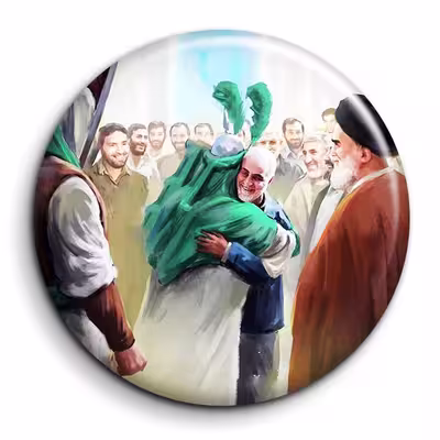 پیکسل گالری باجو طرح سردار شهید حاج قاسم سلیمانی کد 32