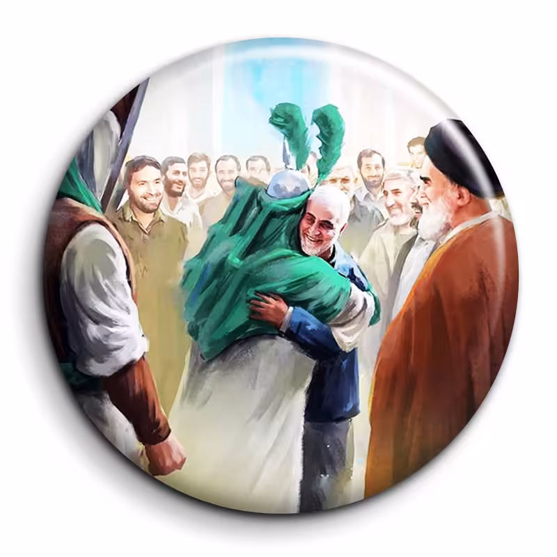 پیکسل گالری باجو طرح سردار شهید حاج قاسم سلیمانی کد 32