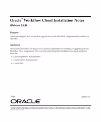 خرید و دانلود نسخه کامل کتاب Oracle Workflow Client Installation Notes (Part No. A90235-01) (Release 2.6.1)
