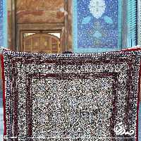 رومیزی قلمکار مستطیل طرح عالی قاپو