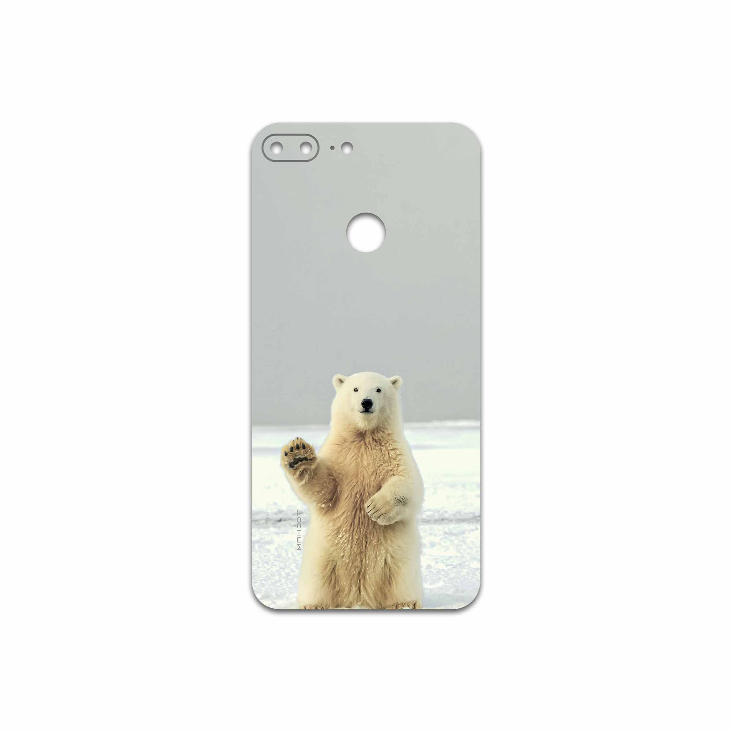 برچسب پوششی ماهوت مدل Polar bear مناسب برای گوشی موبایل آنر 9 Lite