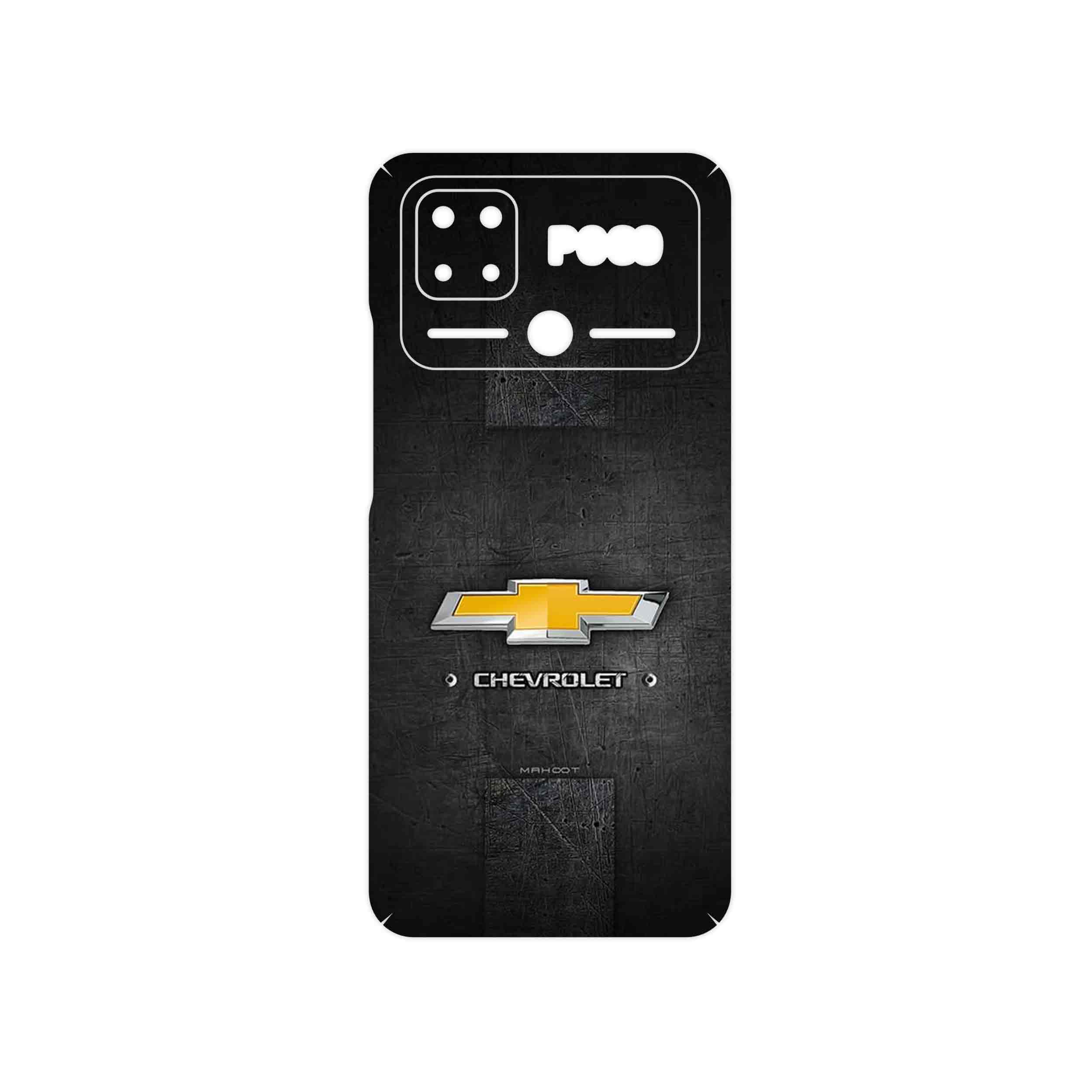 برچسب پوششی ماهوت مدل CHEVROLET_Logo مناسب برای گوشی موبایل شیائومی Poco C40