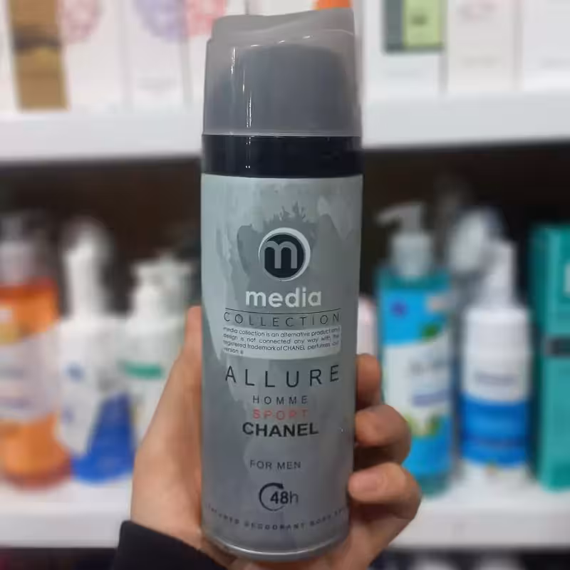 اسپری بدن مردانه مدیا مدل Allure حجم 200 میلی لیتر