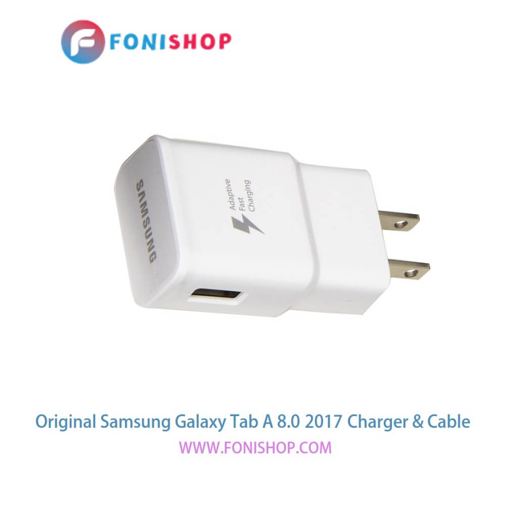 کابل و شارژر فست شارژ اصلی Samsung Galaxy Tab A 8.0 2017