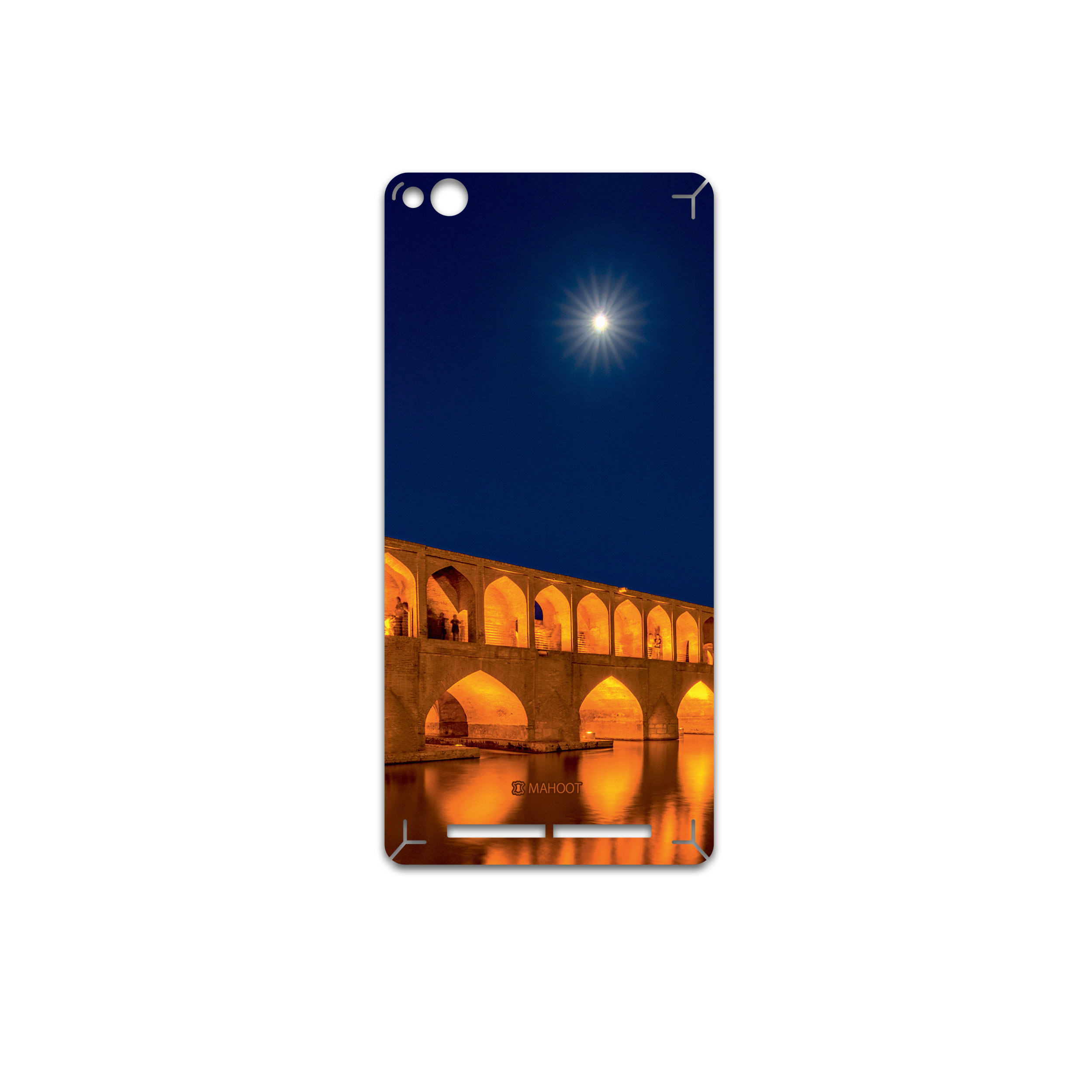 برچسب پوششی ماهوت مدل Si-O-Se-Pol مناسب برای گوشی موبایل شیائومی Redmi 3